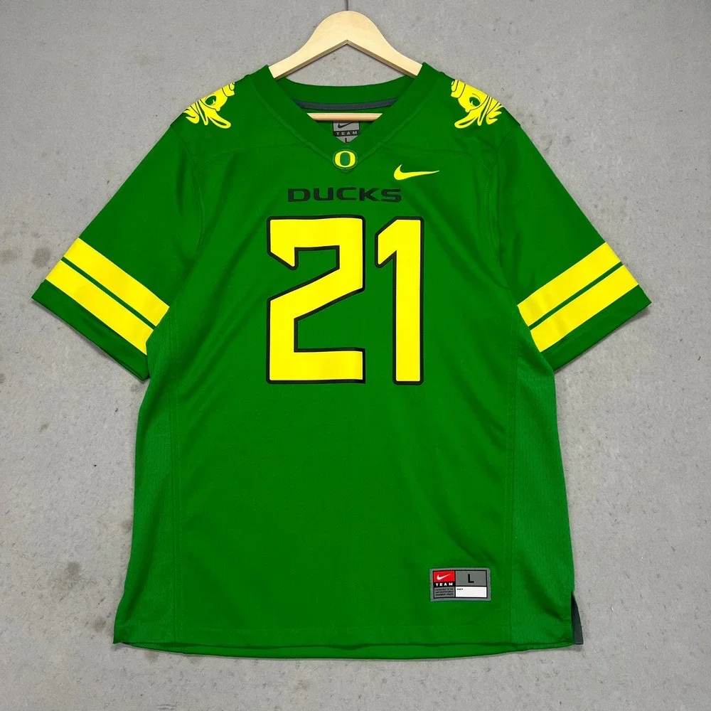 Nike Oregon Ducks Football Jersey Team Issued 21 Mens L NCAA Football NCAA